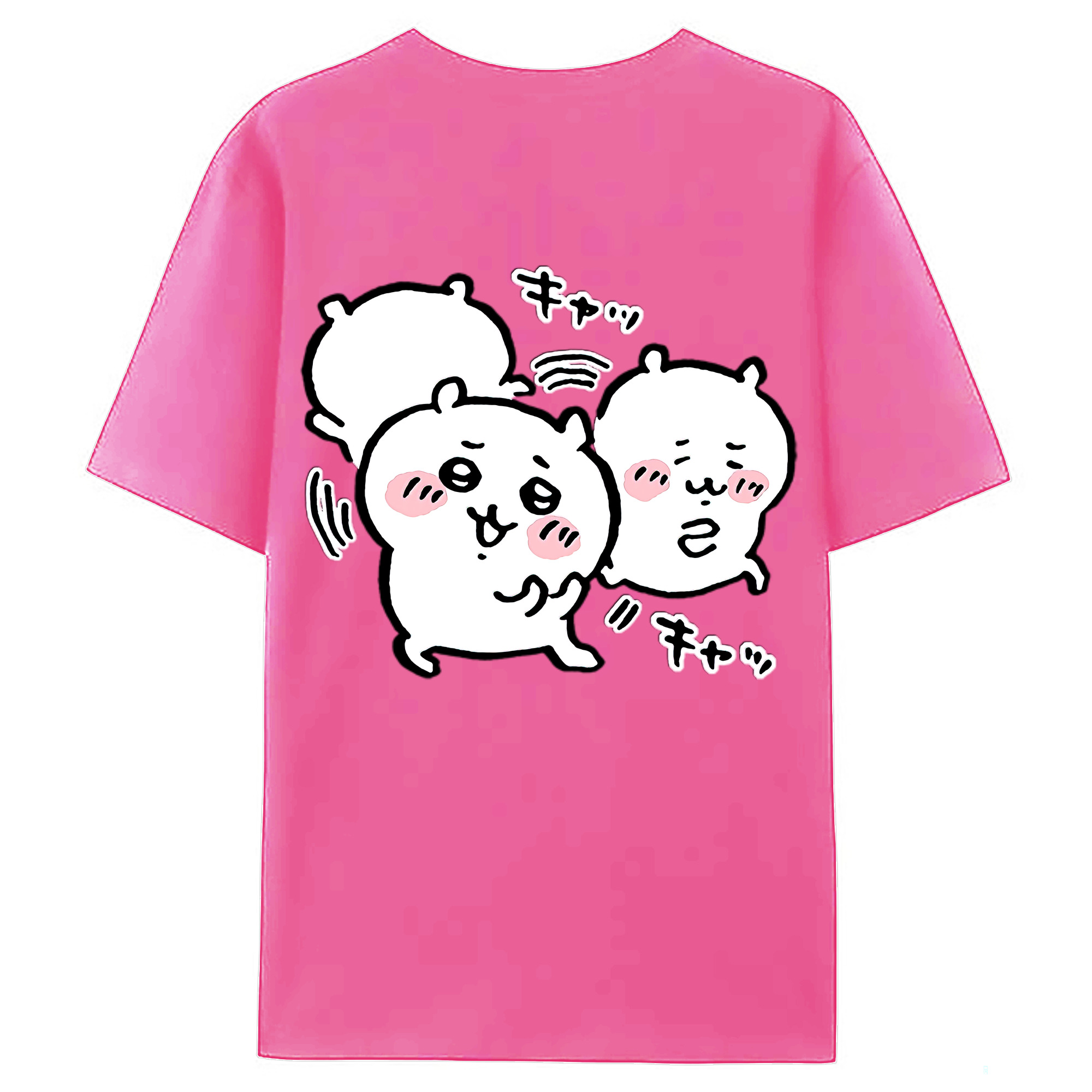 （画像用） ちいかわ ちいかわ Chii-kawa chiikawa レディース半袖Tシャツ(バックプリント)